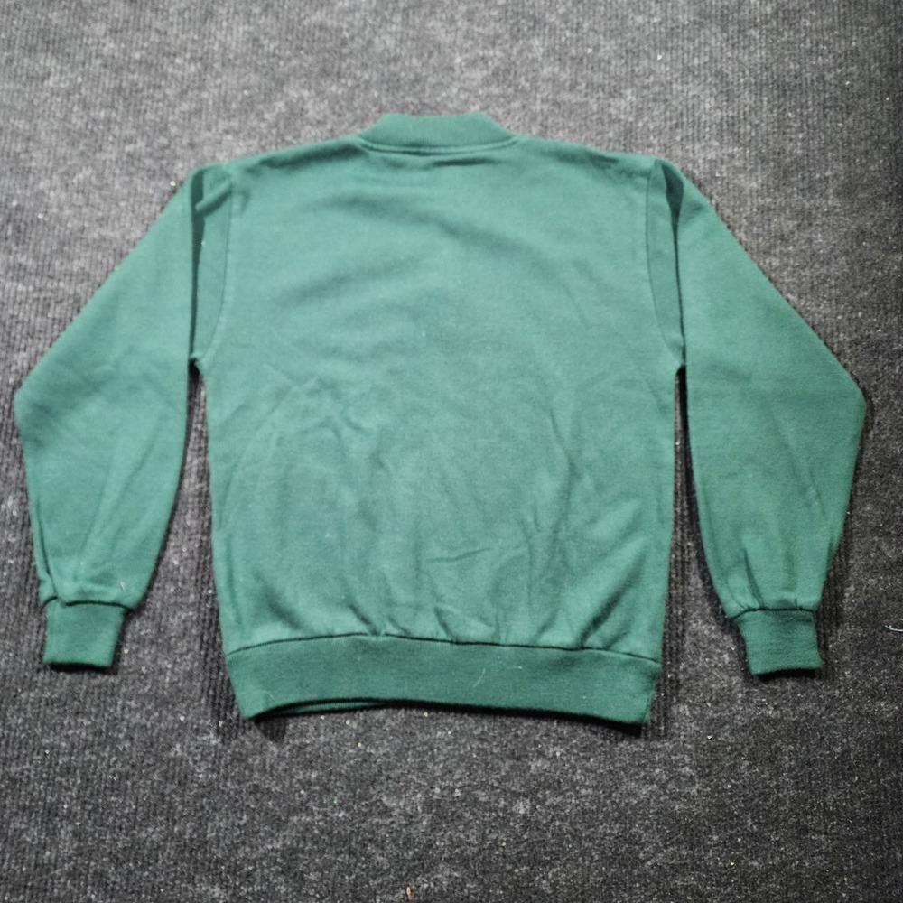 Vintage 80s Appalachian Trail Green Henley Sweatshirt Sweater Mens Large Acrylic - Picture 8 of 8